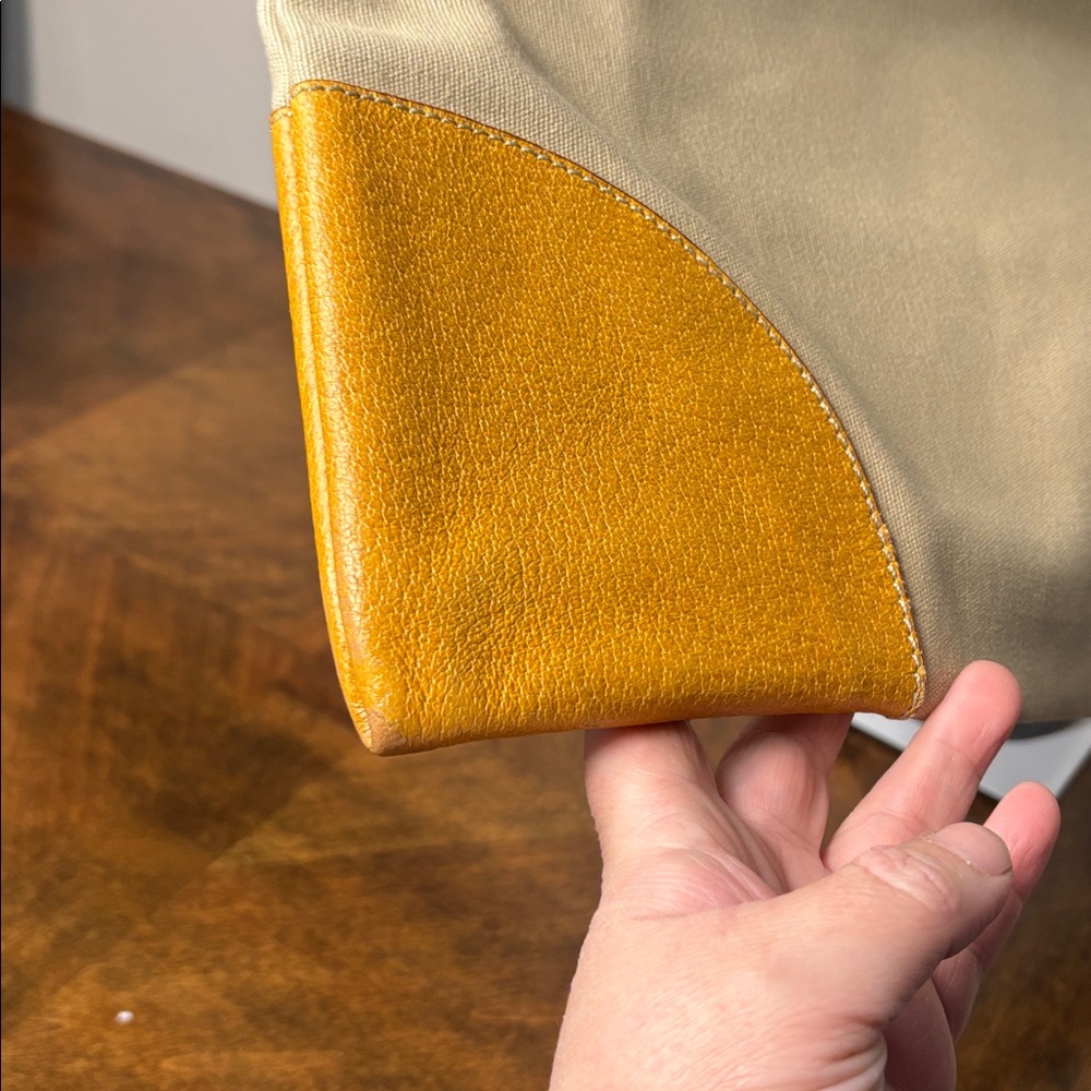 PRADA Canapa Cinghale Trimmed COLORBLOCK Tote - Picture 6 of 15